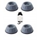 Set de 4 picioare anti-zgomot si antiderapante, suporti amortizare vibratii masina de spalat, amortizoare uscator de rufe, frigider + Sticker decorativ pentru intrerupator