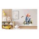 Sticker decorativ, Baiat la Pescuit, Multicolor, 64 cm, 1289STK-5