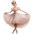 Sticker decorativ, Balerina, Roz, 72 cm, 1346STK-5