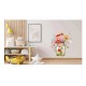 Sticker decorativ, Borcan cu Flori, Multicolor, 68 cm, 1265STK-7