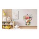 Sticker decorativ, Borcan cu Flori, Multicolor, 73 cm, 1265STK-5
