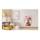 Sticker decorativ, Borcan cu Flori, Multicolor, 75 cm, 1265STK-6