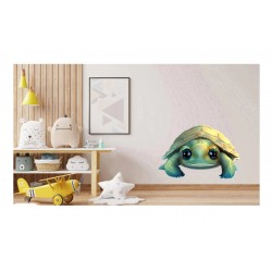 Sticker decorativ, Broasca Testoasa, Verde, 80 cm, 1232STK Sticker decorativ, Broasca Testoasa, Verde, 80 cm, 1232STK