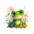 Sticker decorativ, Broasca, Verde, 60 cm, 1204STK