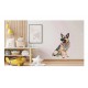 Sticker decorativ, Caine German Shepherd, Negru, 85 cm, 1203STK-2