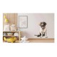 Sticker decorativ, Caine Labrador Retriever, Gri, 75 cm, 1203STK-4