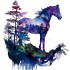 Sticker decorativ, Cal, Multicolor, 60 cm, 1259STK-2