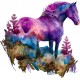 Sticker decorativ, Cal, Multicolor, 61 cm, 1259STK-1