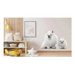 Sticker decorativ, Catel German, Alb, 80 cm, 1244STK Sticker decorativ, Catel German, Alb, 80 cm, 1244STK