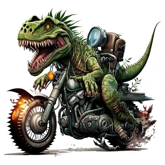 Sticker decorativ, Dinozaur, Verde, 62 cm, 1205STK-2 Sticker decorativ, Dinozaur, Verde, 62 cm, 1205STK-2