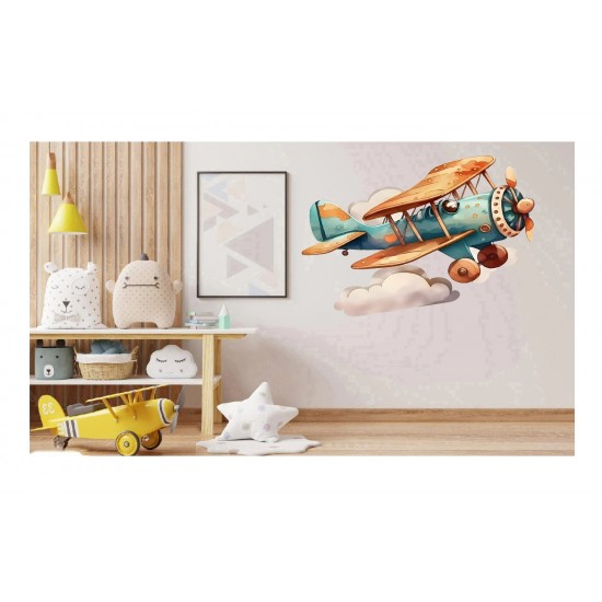 Sticker decorativ, Elicopter, Maro, 80 cm, 1286STK-2 Sticker decorativ, Elicopter, Maro, 80 cm, 1286STK-2