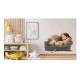 Sticker decorativ, Fata Adormita, Gri, 79 cm, 1291STK