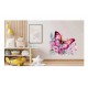 Sticker decorativ, Fluture, Roz, 69 cm, 1209STK-3