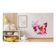 Sticker decorativ, Fluture, Roz, 69 cm, 1209STK-4