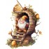Sticker decorativ, Gnom Fericit, Multicolor, 78 cm, 1247STK-5