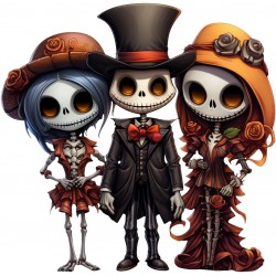 Sticker decorativ, Halloween, Multicolor, 61 cm, 1337STK-7