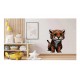 Sticker decorativ, Jaguar, Portocaliu, 83 cm, 1236STK Sticker decorativ, Jaguar, Portocaliu, 83 cm, 1236STK