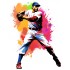 Sticker decorativ, Jucator Baseball, Alb, 79 cm, 1335STK-2