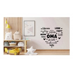 Sticker decorativ, Mama, Negru, 68 cm, 1238STK-3