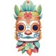 Sticker decorativ, Masca, Multicolor, 90 cm, 1288STK-6 Sticker decorativ, Masca, Multicolor, 90 cm, 1288STK-6