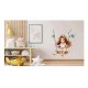 Sticker decorativ, Mica Printesa, Alb, 70 cm, 1268STK-3