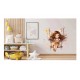 Sticker decorativ, Mica Printesa, Maro, 71 cm, 1268STK-5