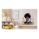 Sticker decorativ, Mica Printesa, Albastru, 65 cm, 1282STK-5 Sticker decorativ, Mica Printesa, Albastru, 65 cm, 1282STK-5