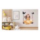 Sticker decorativ, Mica Printesa, Portocaliu, 71 cm, 1292STK-5 Sticker decorativ, Mica Printesa, Portocaliu, 71 cm, 1292STK-5