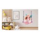 Sticker decorativ, Mica Printesa, Roz, 82 cm, 1292STK-3 Sticker decorativ, Mica Printesa, Roz, 82 cm, 1292STK-3