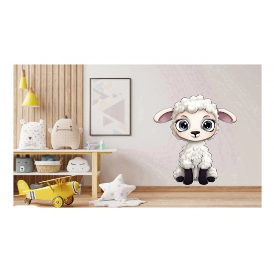 Sticker decorativ, Oita, Alb, 72 cm, 1293STK-4 Sticker decorativ, Oita, Alb, 72 cm, 1293STK-4