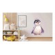 Sticker decorativ, Pinguin Rege, Alb, 82 cm, 1277STK-7 Sticker decorativ, Pinguin Rege, Alb, 82 cm, 1277STK-7