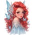 Sticker decorativ, Printesa, 78 cm, 1373STK