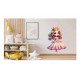 Sticker decorativ, Printesa, Roz, 85 cm, 1264STK-2