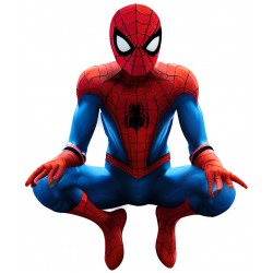 Sticker decorativ, Spiderman, Rosu, 73 cm, 1231STK