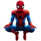 Sticker decorativ, Spiderman, Rosu, 73 cm, 1231STK