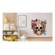 Sticker decorativ, Sugar Skull, Multicolor, 64 cm, 1201STK-2