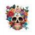 Sticker decorativ, Sugar Skull, Multicolor, 64 cm, 1201STK-2
