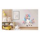 Sticker decorativ, Unicorn, Albastru, 60 cm, 1287STK-4