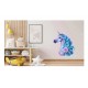 Sticker decorativ, Unicorn, Turcoaz, 67 cm, 1233STK Sticker decorativ, Unicorn, Turcoaz, 67 cm, 1233STK