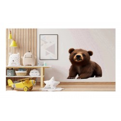 Sticker decorativ, Urs, Maro, 63 cm, 1217STK