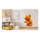 Sticker decorativ, Ursul Winnie the Pooh, Galben, 85 cm, 1228STK