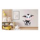 Sticker decorativ, Vacuta, Negru, 62 cm, 1293STK-1 Sticker decorativ, Vacuta, Negru, 62 cm, 1293STK-1